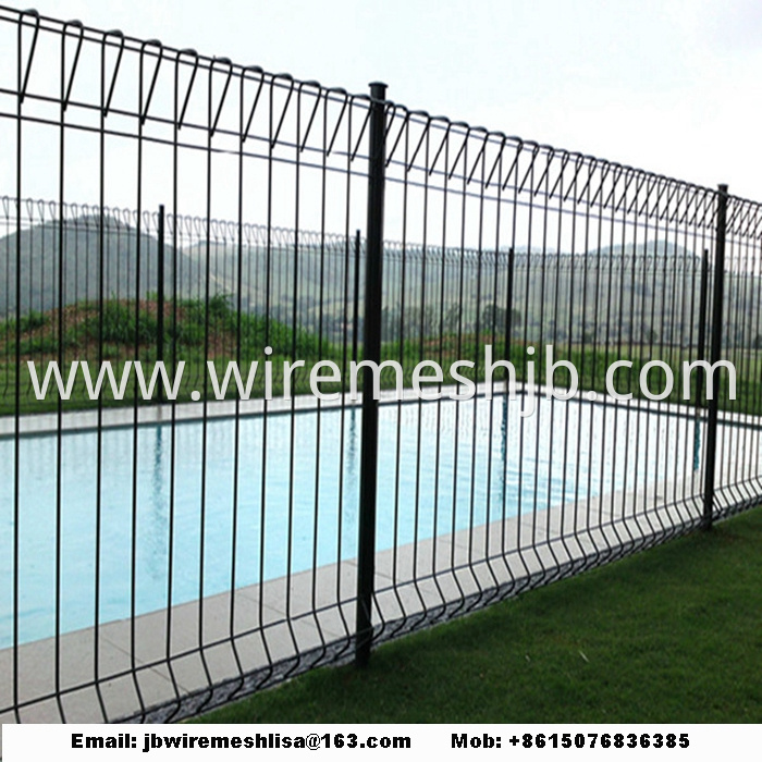 PVC Coated Rolltop Fence BRC Pool Fence